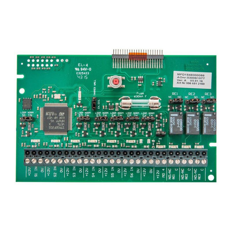 Assa Abloy Udvidelseskort SIO6-4 t/adgangskontrol ARX alarm | Carl Ras