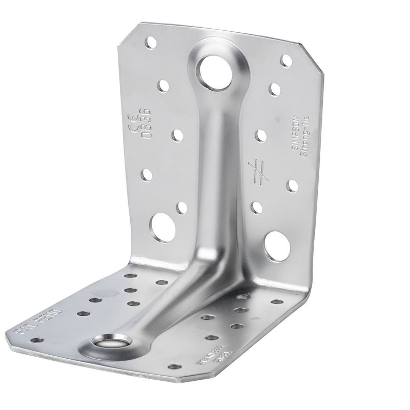 Simpson Strong-Tie Vinkelbeslag 105 m/ribbe rustfri A4 | Carl Ras