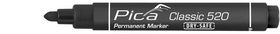 Pica - Speedmarker/tusch sort 1-4mm, rund spids