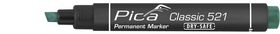 Pica - Speedmarker/tusch grøn 2-6mm, skåret spids