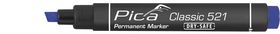 Pica - Speedmarker/tusch blå 2-6mm, skåret spids