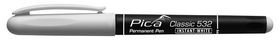 Pica - Permanent pen Instant hvid 1-2mm