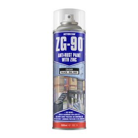 ACTION CAN - Maling ANTI-RUST m/zink Black 500 ml