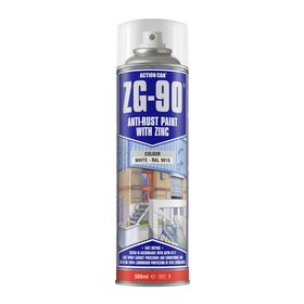 ACTION CAN - Maling ANTI-RUST m/zink White 500 ml
