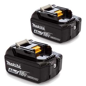 Makita - Akku batteripakke 2 x 18V/4,0 Ah