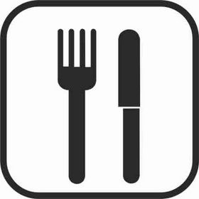 PR-skilte - Pictogram 312 cafeteria