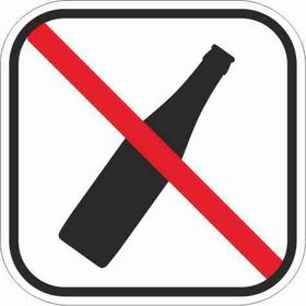  - Pictogram 532 flasker forbudt.