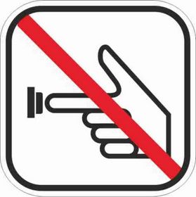 PR-skilte - Pictogram 536 ring forbudt