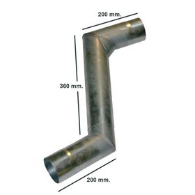 NG - Zink gesims bajonetknæ