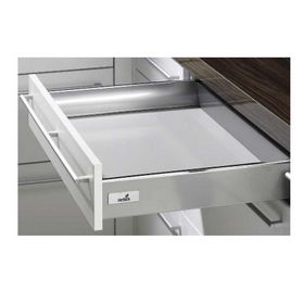 Hettich - Skuffeskydebeslag sølv