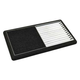 Cubic - Skraberist 40x40 m/kunststofmåtte & gummiramme