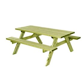 Plus - Bord/bænkesæt trykimprægneret