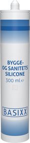BASIXX - Bygge & Sanitets Silicone 300 ml hvid