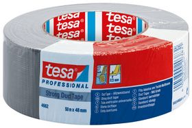 tesa - Lærredstape, gaffa, grå 48mmx50m