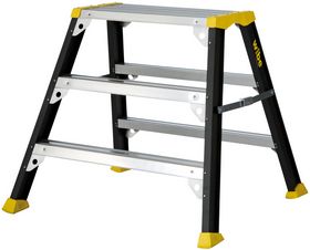 Wibe Ladders - Arbejdsbuk 5500+.  75 cm. 3 trin