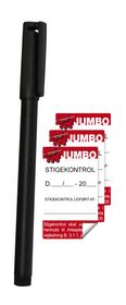 Jumbo - Stigemærkatsæt, 96 stk + tusch