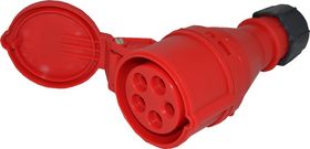 Blue elect - Mellemled rød 16A 400V CEE