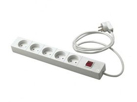 LK - Stikdåse hvid runde udtag