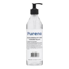 Pureno - Hånddesinfektion 85% sprit m/pumpe, 500 ml
