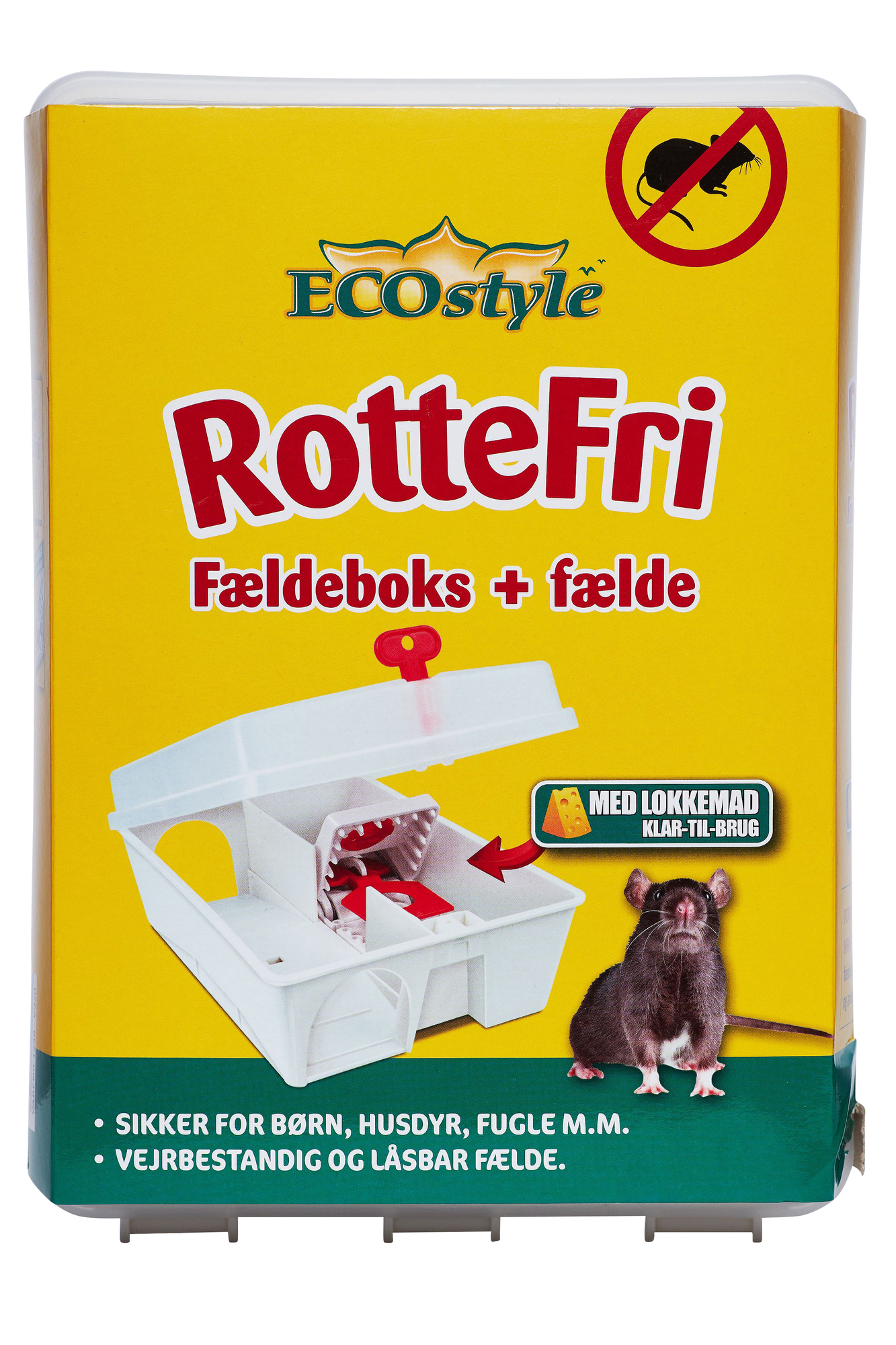 Bemærkelsesværdig aktivering erklære ECOstyle RotteFri Fældeboks inkl. fælde | Carl Ras