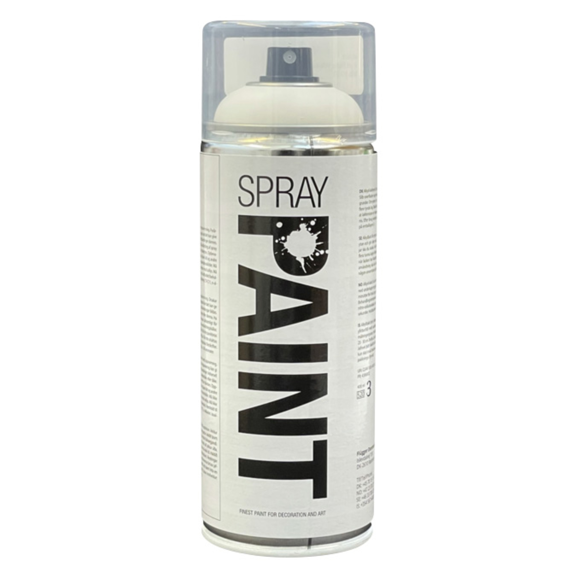 Spraymaling Hvid mat RAL 9010, 400 ml Carl
